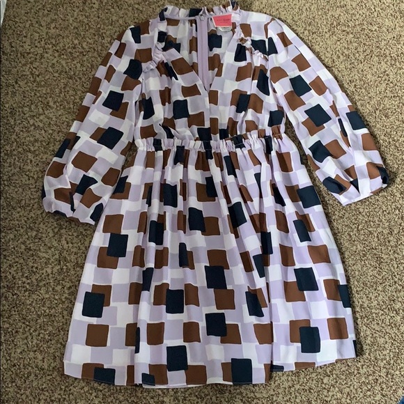 ♠️ Kate Spade geo squares mini dress ♠️ - Picture 2 of 6